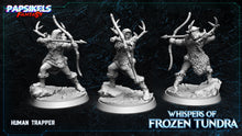 Load image into Gallery viewer, Frozen Tundra Trapper, 3d Printed Resin Miniatures - Ravenous Miniatures

