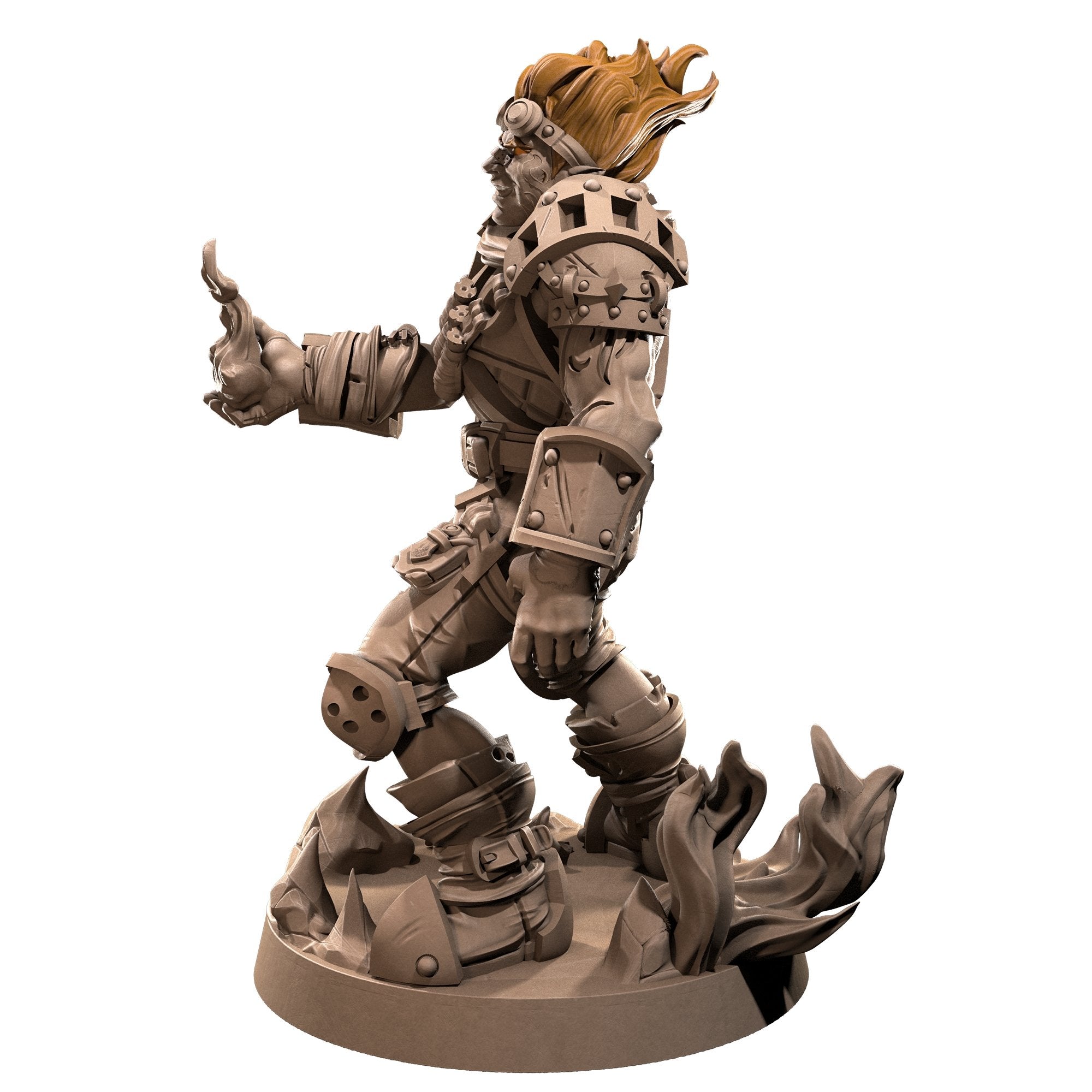 Genasi Artificer, Resin miniatures Ravenous Miniatures