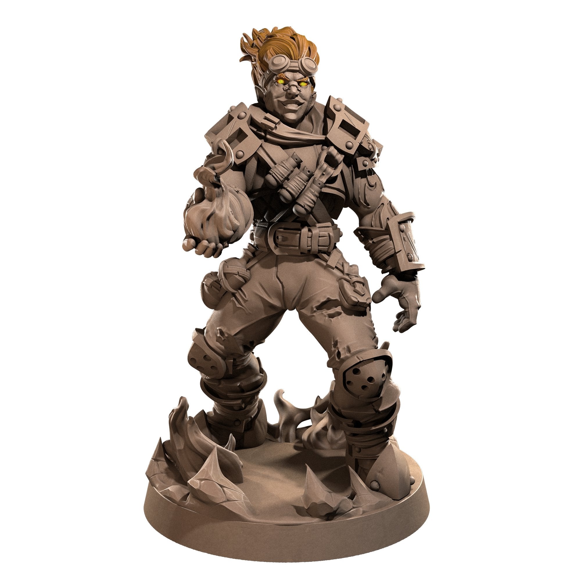 Genasi Artificer, Resin miniatures Ravenous Miniatures
