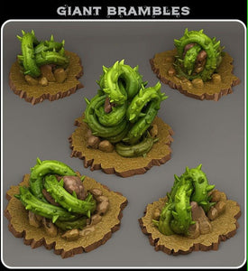 Giant Brambles, resin miniatures - Ravenous Miniatures