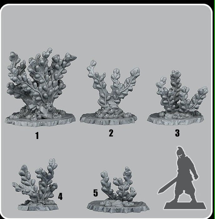 Giant Brown Algae, resin miniatures - Ravenous Miniatures