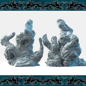 Gibbering Mouther, Resin miniatures 11:56 (28mm / 32mm) scale - Ravenous Miniatures