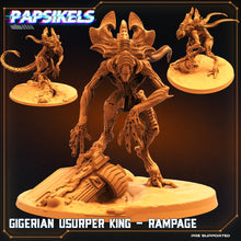 Load image into Gallery viewer, Gigerian King, Resin miniatures, unpainted and unassembled - Ravenous Miniatures

