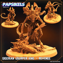 Load image into Gallery viewer, Gigerian King, Resin miniatures, unpainted and unassembled - Ravenous Miniatures
