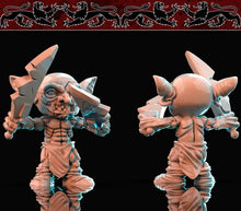 Load image into Gallery viewer, Goblins (quantity 4) , Resin miniatures 11:56 (28mm / 32mm) scale - Ravenous Miniatures
