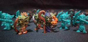 Goblins (quantity 4) , Resin miniatures 11:56 (28mm / 32mm) scale - Ravenous Miniatures