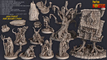 Cargar imagen en el visor de la galería, Grim forest, Resin Miniatures by Printyourmonster - Ravenous Miniatures
