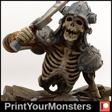 Load image into Gallery viewer, Half Skeleton - Ravenous Miniatures
