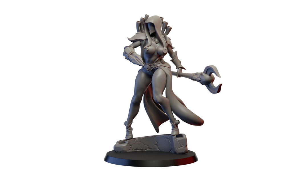 Harlequins Pin-up, Resin miniatures 11:56 (28mm / 32mm) scale - Ravenous Miniatures