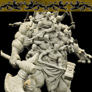 Hecatoncheires, Resin miniatures 11:56 (28mm / 34mm) scale - Ravenous Miniatures