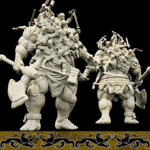 Hecatoncheires, Resin miniatures 11:56 (28mm / 34mm) scale - Ravenous Miniatures