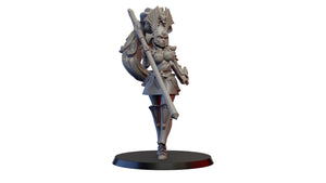 High Elf Battle Maidens, Resin miniatures 11:56 (28mm / 32mm) scale - Ravenous Miniatures