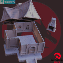 Load image into Gallery viewer, House common, Unpainted Resin Miniature Models. - Ravenous Miniatures
