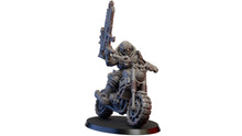 Load image into Gallery viewer, Hybrid Bikers, Resin miniatures 11:56 (28mm / 32mm) scale - Ravenous Miniatures

