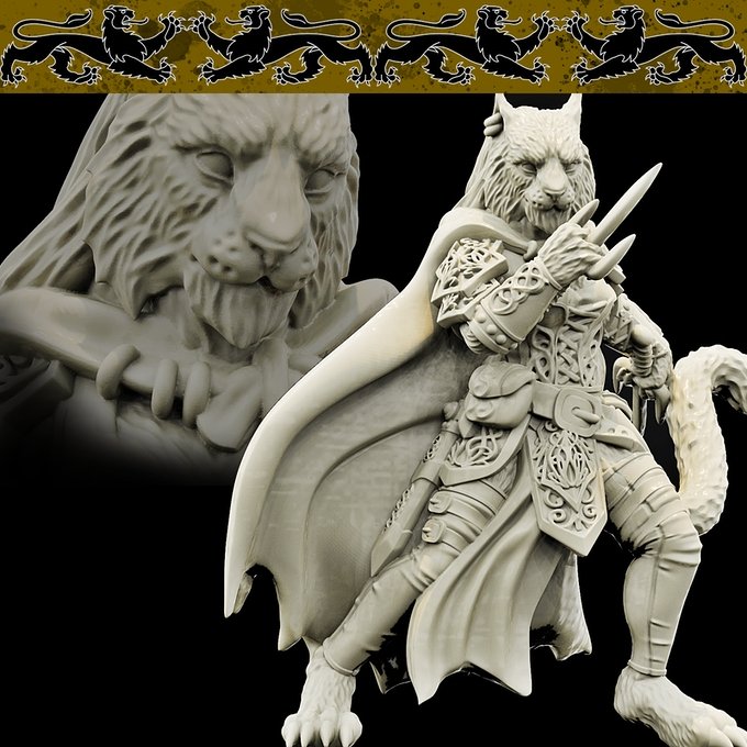 Ishu, Resin miniatures 11:56 (28mm / 34mm) scale - Ravenous Miniatures