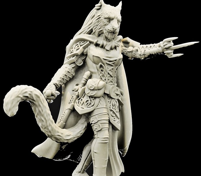 Ishu, Resin miniatures 11:56 (28mm / 34mm) scale - Ravenous Miniatures
