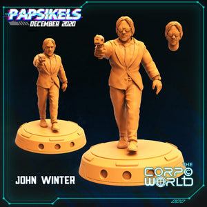 John Winter, 32mm Scale 3d Printed Resin Miniatures - Ravenous Miniatures