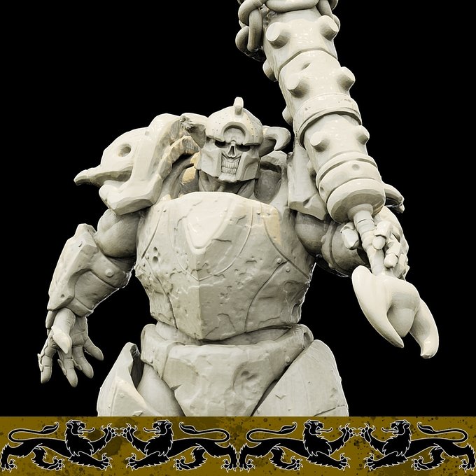Juggernaut, Resin miniatures 11:56 (28mm / 34mm) scale - Ravenous Miniatures