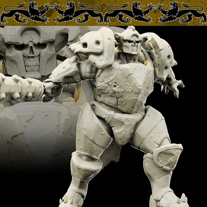 Juggernaut, Resin miniatures 11:56 (28mm / 34mm) scale - Ravenous Miniatures