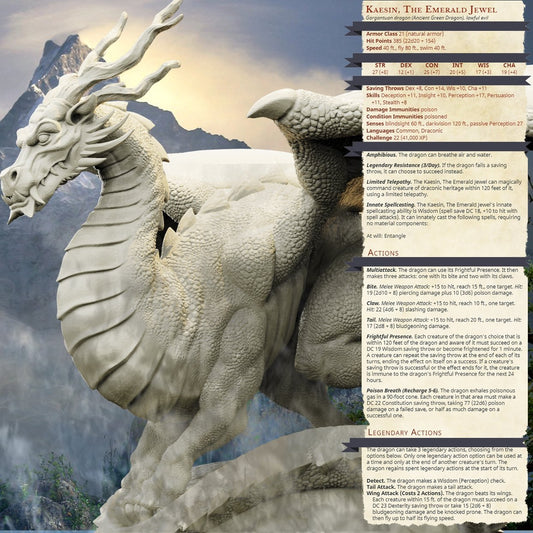 Kaesin, Resin miniatures 11:56 (28mm / 34mm) scale - Ravenous Miniatures