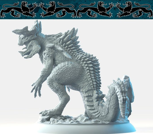 Kaiju, Resin miniatures 11:56 (28mm / 32mm) scale - Ravenous Miniatures