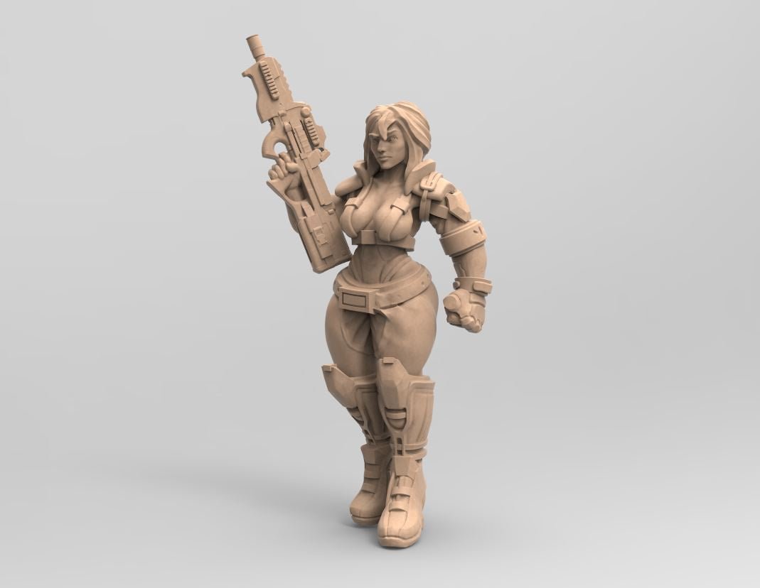 LIEZEL_KUROSAWA, 3d Printed Resin Miniatures - Ravenous Miniatures