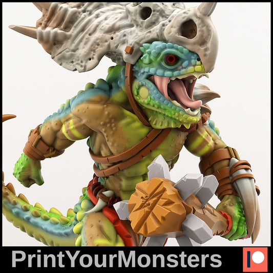 Lizardfolk berserker - Ravenous Miniatures