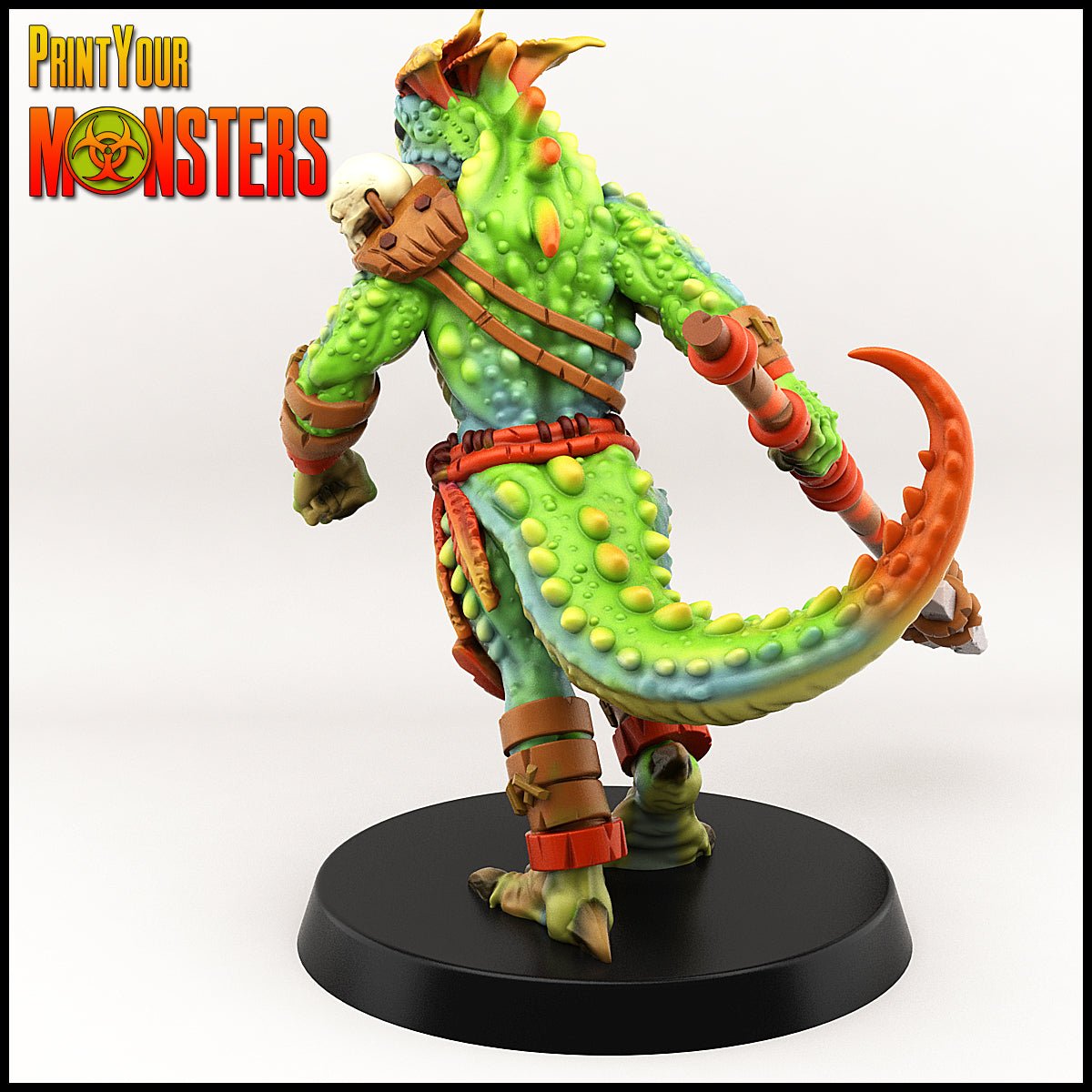 Lizardfolk Charger - Ravenous Miniatures