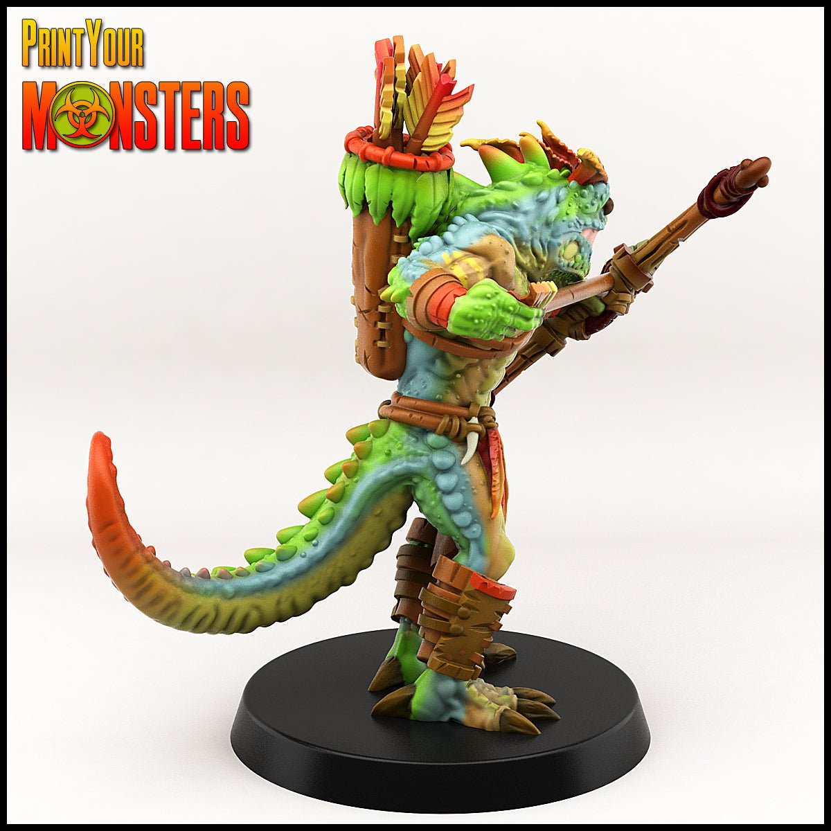 Lizardfolk Hunter - Ravenous Miniatures