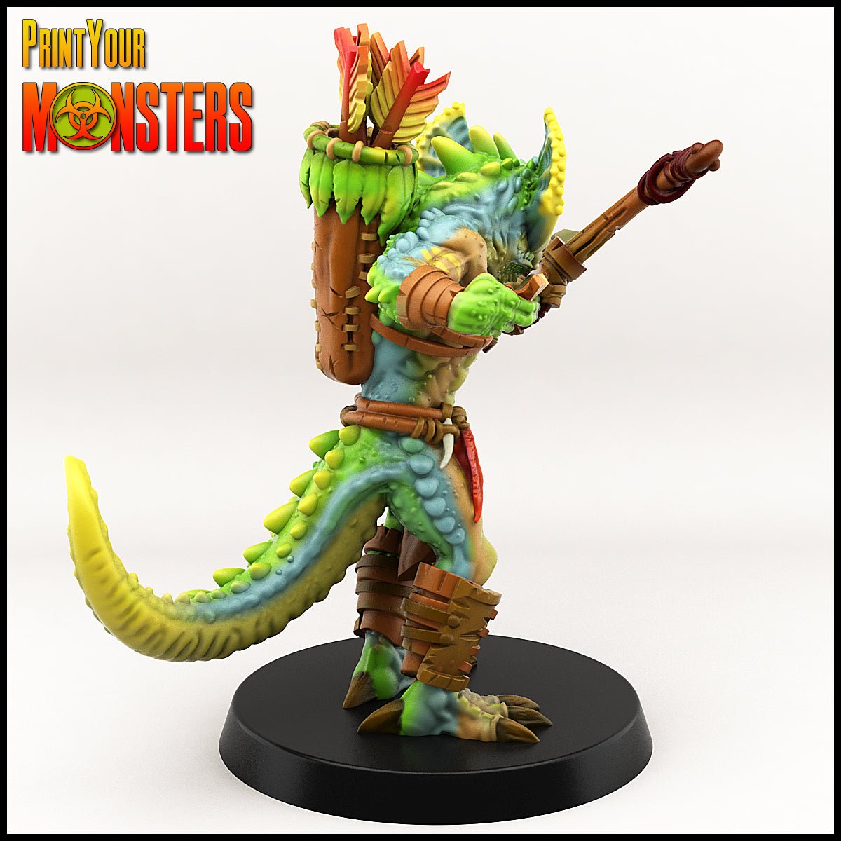 Lizardfolk Sniper - Ravenous Miniatures