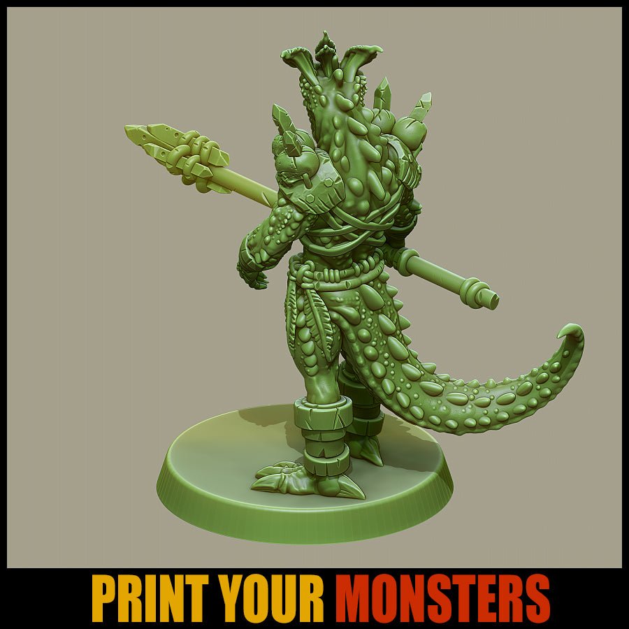 Lizardfolk Spear - Ravenous Miniatures
