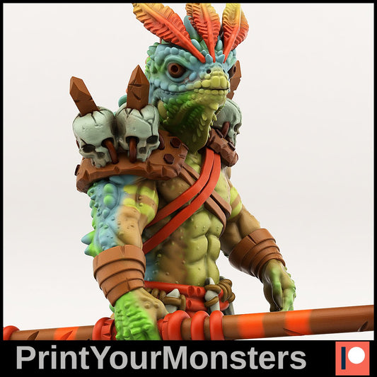 Lizardfolk Spear - Ravenous Miniatures