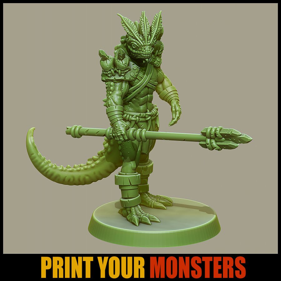 Lizardfolk Spear - Ravenous Miniatures