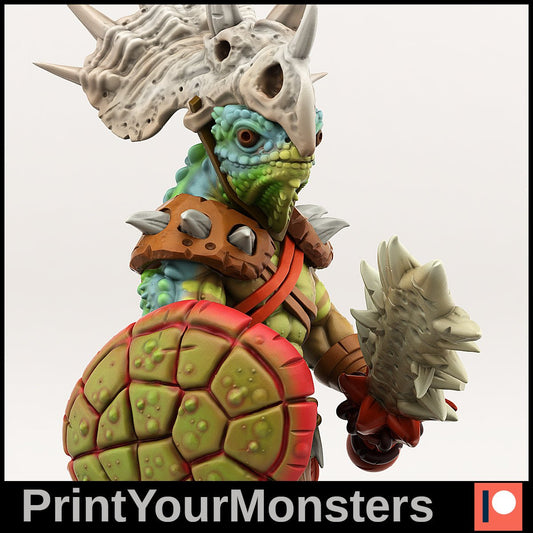 Lizardfolk Tribe guard - Ravenous Miniatures
