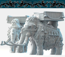 Load image into Gallery viewer, Mammoth, Resin miniatures 11:56 (28mm / 32mm) scale - Ravenous Miniatures
