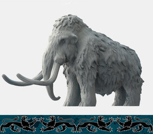 Mammoth, Resin miniatures 11:56 (28mm / 32mm) scale - Ravenous Miniatures
