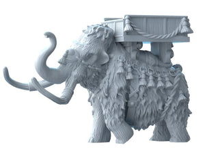 Mammoth, Resin miniatures 11:56 (28mm / 32mm) scale - Ravenous Miniatures