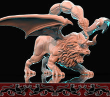 Load image into Gallery viewer, Manticore, Resin miniatures 11:56 (28mm / 32mm) scale - Ravenous Miniatures
