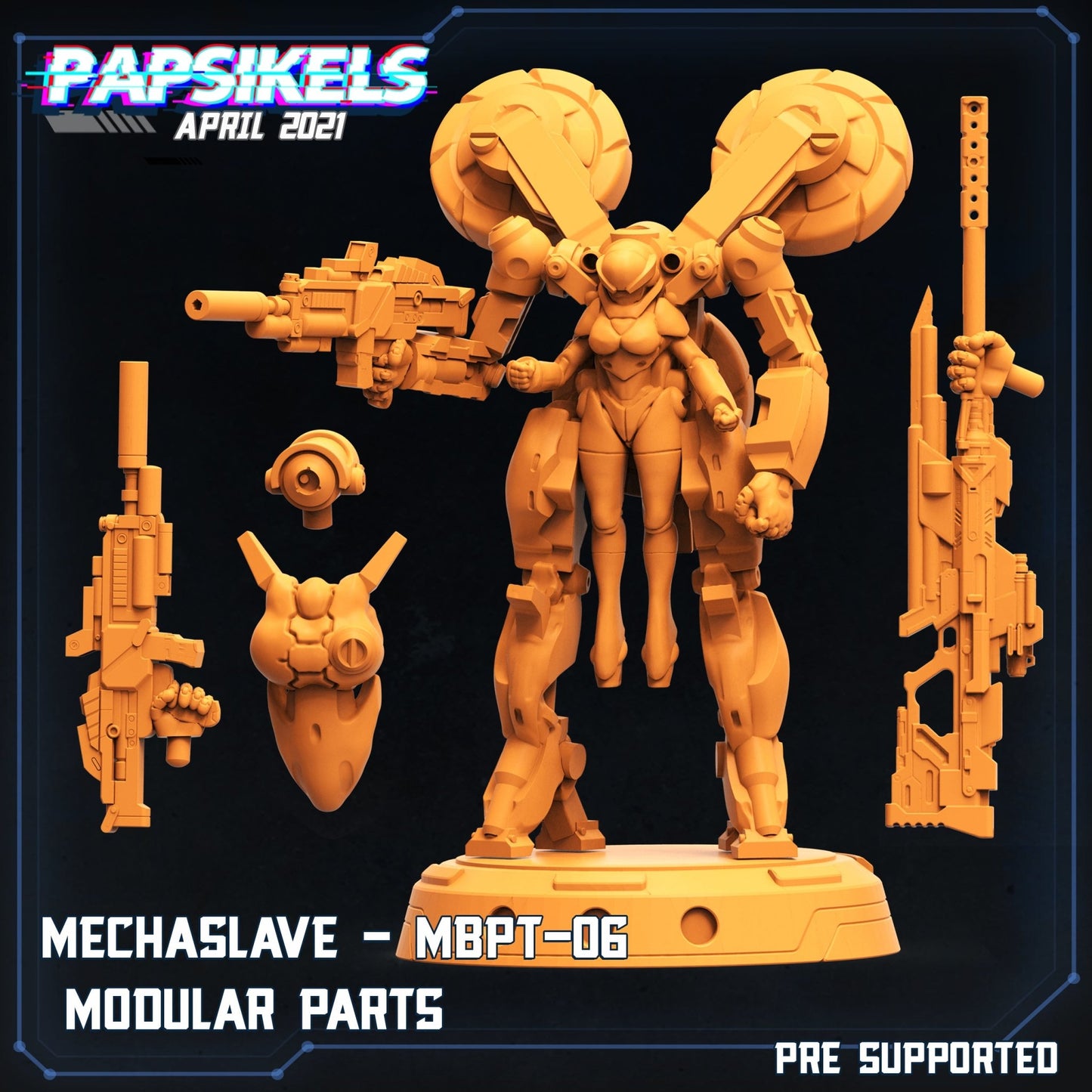 MECHSlave, 3d Printed Resin Miniatures - Ravenous Miniatures
