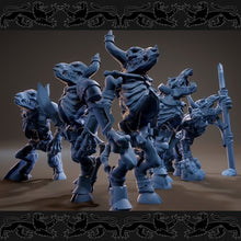 Load image into Gallery viewer, MinotaurSkeleton, Resin miniatures 11:56 (28mm / 34mm) scale - Ravenous Miniatures
