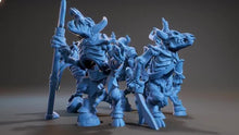 Load image into Gallery viewer, MinotaurSkeleton, Resin miniatures 11:56 (28mm / 34mm) scale - Ravenous Miniatures
