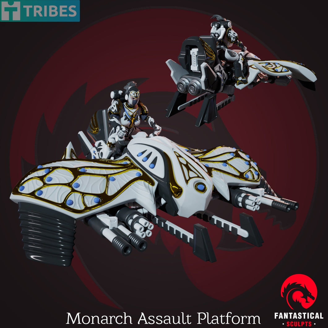 Monarch Assault Platform, Unpainted Resin Miniature Models. - Ravenous Miniatures