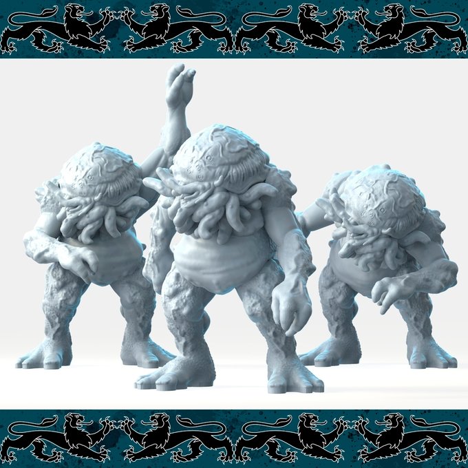 Moonbeast, Resin miniatures 11:56 (28mm / 32mm) scale - Ravenous Miniatures
