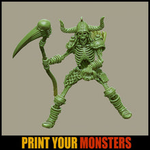 Load image into Gallery viewer, Mounted Skeleton (no mount) - Ravenous Miniatures
