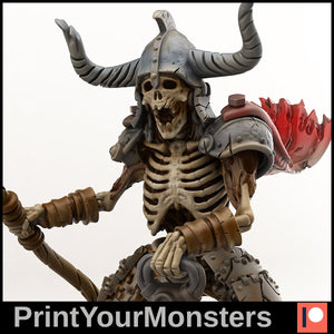 Mounted Skeleton (no mount) - Ravenous Miniatures