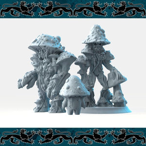 Mushroom Folk, Resin miniatures 11:56 (28mm / 32mm) scale - Ravenous Miniatures