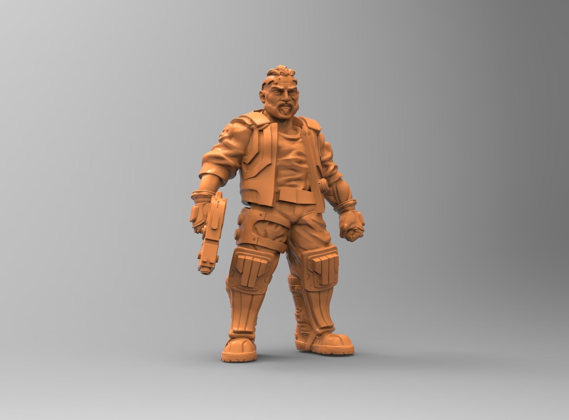 Net Hunter, Scale 3d Printed Resin Miniatures - Ravenous Miniatures