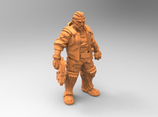 Net Hunter, Scale 3d Printed Resin Miniatures - Ravenous Miniatures