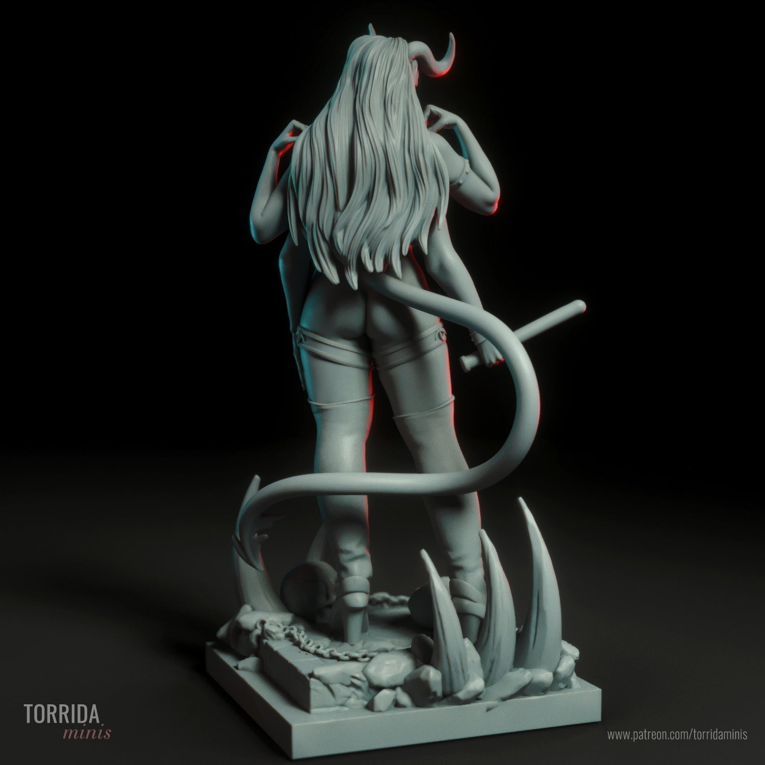 NSFW Amaris, Pin-up Miniatures by Torrida - Ravenous Miniatures