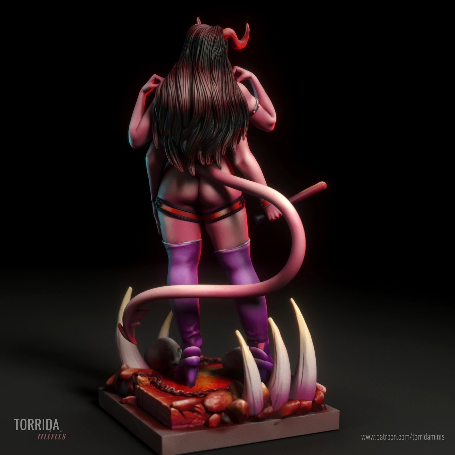 NSFW Amaris, Pin-up Miniatures by Torrida - Ravenous Miniatures